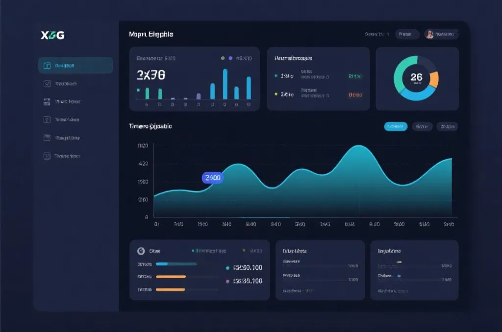 仪表盘可视化：xG曲线与事件时间轴